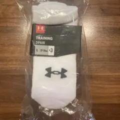 Under Armour ホワイトソックス 3ペア Lサイズ