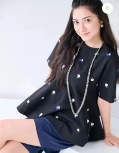 チェスティ♡美品 パンジーブロッキングトップスのサムネイル
