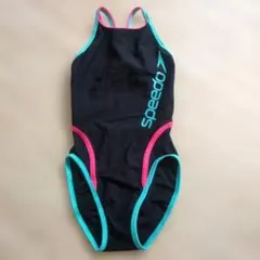 Speedo レディース 競泳水着 ブラック/ターコイズ - メルカリ