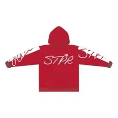 STPR オリジナルパーカー 莉犬 ロゴパーカー 赤