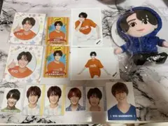 HiHi Jets 橋本涼　はぴぬい　缶バッジ　写真　プロフィールカード　デタカ