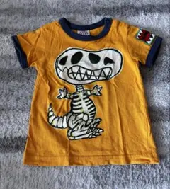 JUNK STORE 恐竜 Tシャツ オレンジのサムネイル