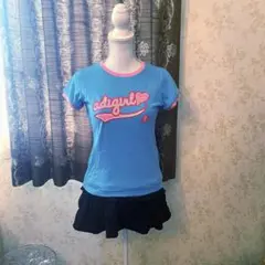 y2k 00s❤︎adidas 平成女児　リンガーtシャツ