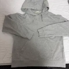 グレー フード付き パーカー