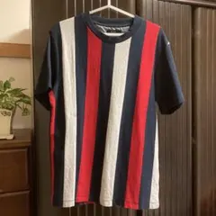 ZARA ストライプ Tシャツ M ネイビー/レッド/ホワイト