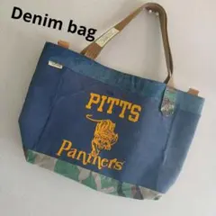 アメリカンヴィンテージデニムリメイク男前バッグ