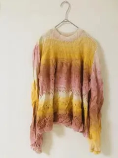 LAUREN CONRAD グラデーションニット M