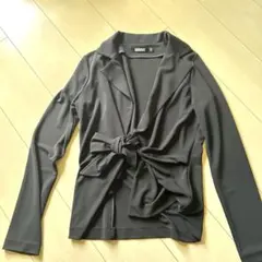 DKNY ジャージジャケット ブラック リボンのサムネイル