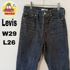 USA古着 Levis ブラックデニム ジーンズ W29L26 ロック
