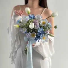 ウェディング ♡ クラッチブーケ アーティフィシャルフラワー 海外風♡