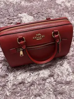 COACH　コーチ　赤　バッグ　ショルダーバッグ