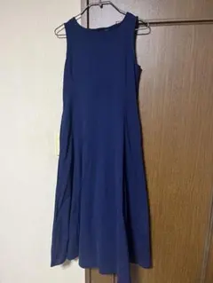 UNIQLO ネイビー ノースリーブワンピース Sサイズ