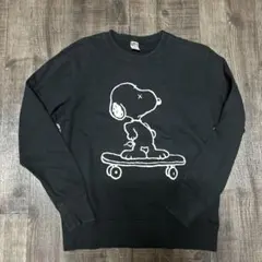 ユニクロ KAWS PEANUTS スヌーピー スケボー スウェット