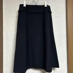 UNITED ARROWS フレアスカート ブラック