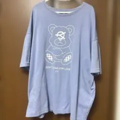 美品 OY ベアー グラフィック 半袖シャツ Tシャツ ホワイト 