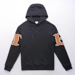 バーバリー レターグラフィック コットンフーディー パーカー 黒　Mのサムネイル
