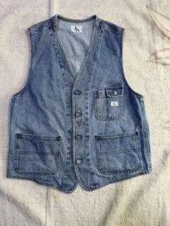 90s CALVIN KLEIN JEANS DENIMVEST in USA製