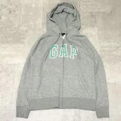 00s GAP ジップパーカー【L】平成ギャル グレー archive y2k