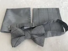 Avica uomo 蝶ネクタイ、チーフ2枚セット