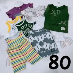 80サイズ ベビー服セット（タンクトップ・ショートパンツ・Tシャツ）