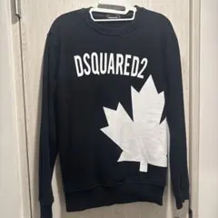 DSQUARED2 ブラック トレーナー L
