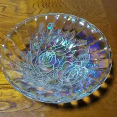 昭和レトロ　ガラスボウル