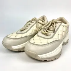 『RANDA』ランダ（L） ビジュー キルティングスニーカー