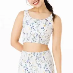 スカーラ sukala ボタニカルシャーリング 上下セット L スカーラ sukala ボタニカルシャーリング 上下セット L スカーラ