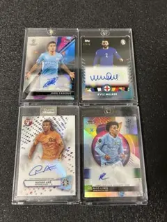 シティ選手直筆サインカード　まとめ売り　ウォーカーのみシリアル　元シティ選手含む