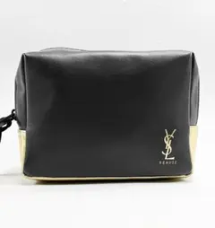 新品未使用 イヴ・サンローラン ノエル限定 バニティポーチ ノベルティ ブラック Yves Saint Laurent Beaute - 新作 イヴ・サンローラン