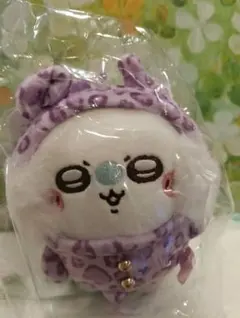 ちいかわ ドンキ限定 豹柄パジャマなマスコット モモンガ カラビナ付