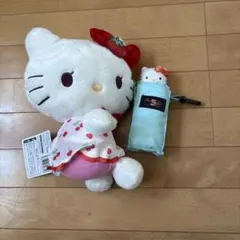 ハローキティ ぬいぐるみとミニ傘セット