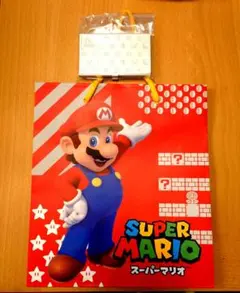 任天堂　スーパーマリオ　カードケース＆紙袋　非売品