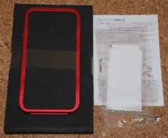 新品★エレコム iPhone SE/5s/5 アルミバンパー レッド