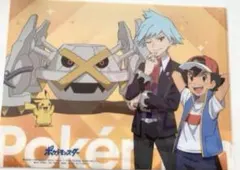 ポケモン アニメ　新無印　クリアファイル　ダイゴ　サトシ　ピカチュウ　メタグロス