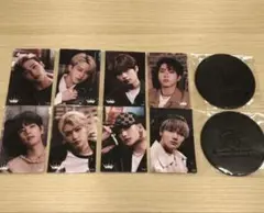 stray kids オンラインくじ コースター2種＋ステッカー8枚セット