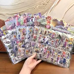 ズートピア 3Dステッカー 2セット ぷくぷくシール 可愛い デコ用 手帳