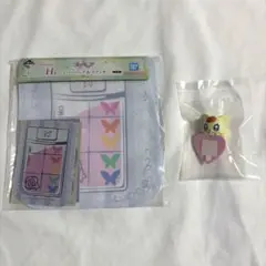 プリキュア 一番くじE賞H賞 ちらりんフレンズ ジッパーバック＆ステッカー