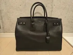 サンローラン サックドジュール ラージ サック・ド・ジュール（ラージ／グレインレザー） ブラック | Saint