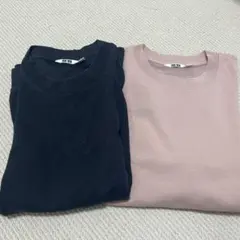 ユニクロ　UNIQLO エアリズムコットンクルーネックTシャツ