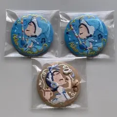 おジャ魔女どれみ　刺繍缶バッジ　あいこ