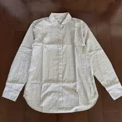 29日限定セール❣️新品 イネス ストライプ長袖シャツ S