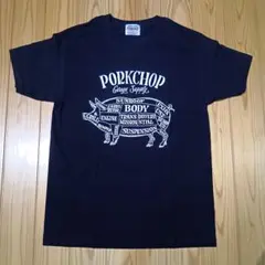 PORKCHOP PORK FRONT TEE 25 BLACK M