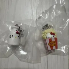 ハローキティ アメリカンデザイン めじるしアクセサリー ポップコーン ミルク