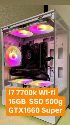 【白虎にゃん仔】ゲーミングPC i5-8500 GTX1660 Super 白虎にゃん仔様専用】ゲーミングPC i5-8500 GTX1660 Super