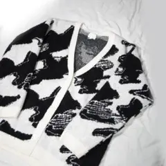 H&M ジャカードニットカーディガン レディース Mサイズ