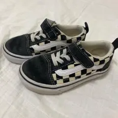 Vans ブラック チェックスニーカー