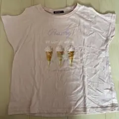 バイラビット　肩出し半袖Tシャツ　140 アイス柄