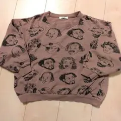 MAKE YOUR DAY 偉人トレーナー　120cm