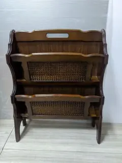 karimoku カリモク　マガジンラック2段　コロニアル 公式】アンティーク家具ラフジュ工房商品詳細ページ中古